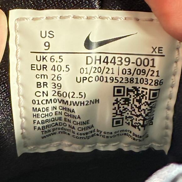 Nike Air Huarache Black Lightweight Lace Up Running Shoes DH4439-001 Womens Sz 9 - Picture 11 of 12